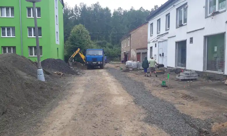 rekonstrukce komunikace ul.Družstevní, Kraslice