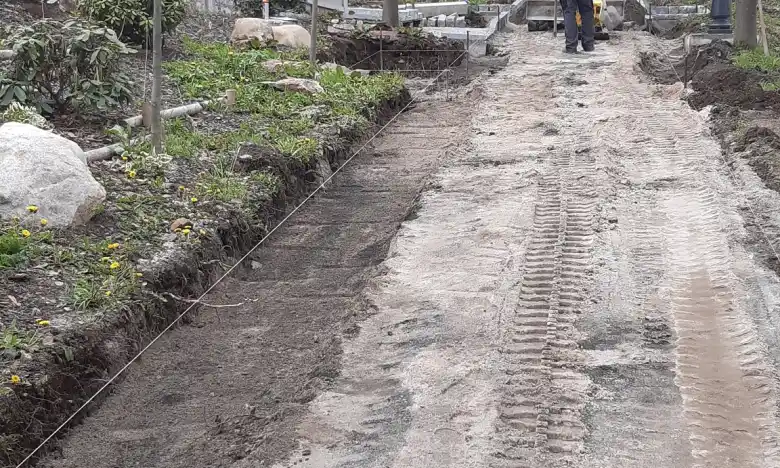 Potůčky - rekonstrukce chodníku