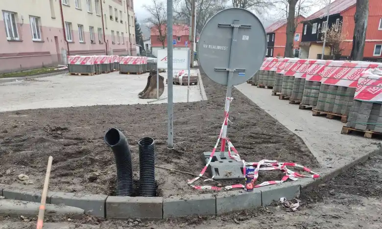 Potůčky výstavba parkoviště