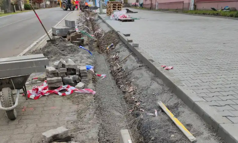 Potůčky výstavba parkoviště