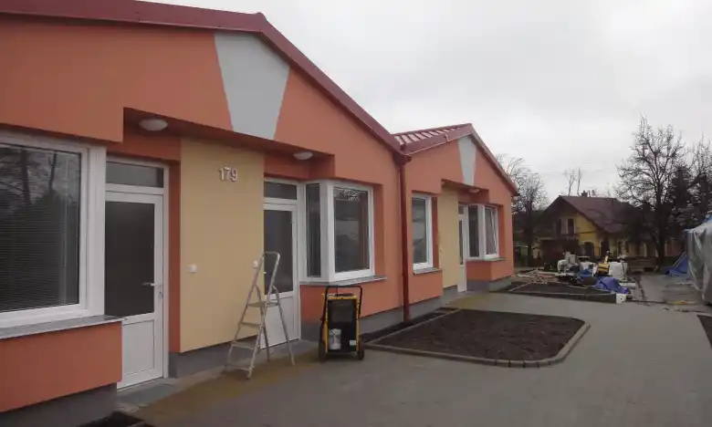 zadní část objektu