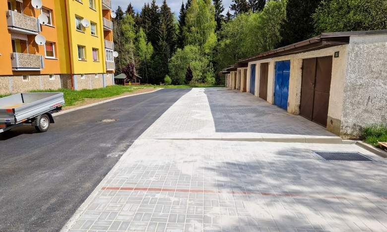 Studánka u Aše - parkování a rekonstrukce MK