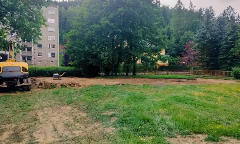 Kraslice ul. Sv. Čecha - úprava a výstavba parkoviště