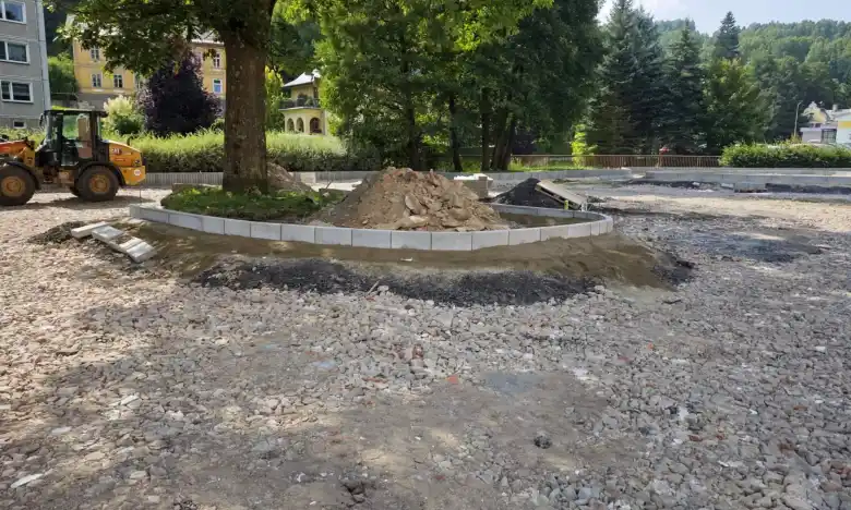 Kraslice ul. Sv. Čecha - úprava a výstavba parkoviště