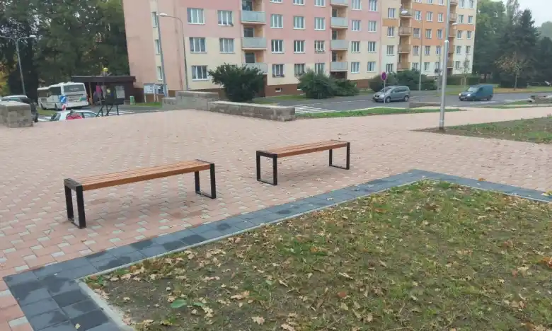 Stavební úprava chodníků Skalka Cheb