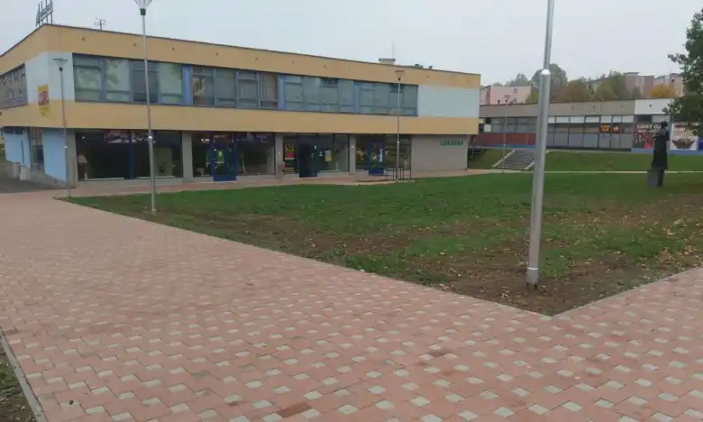 Stavební úprava chodníků Skalka Cheb