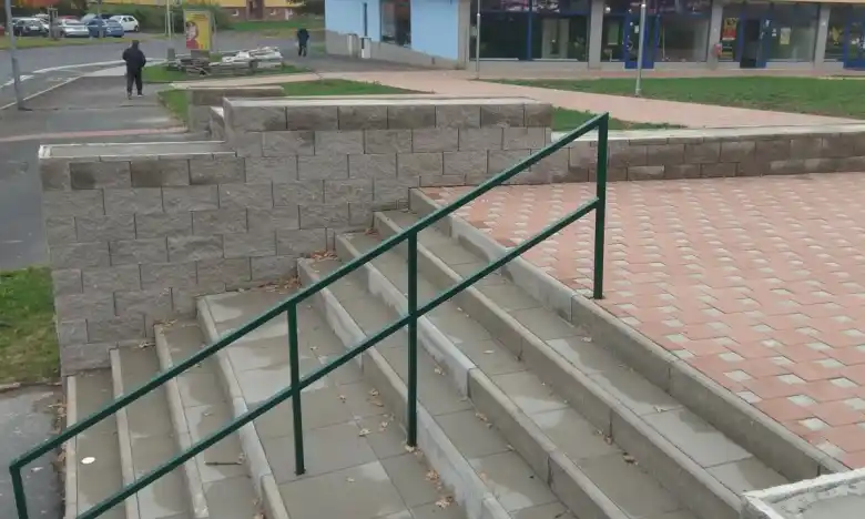 Stavební úprava chodníků Skalka Cheb